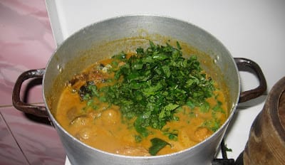 Cooking Nigerian groundnut soup step by step pics 09