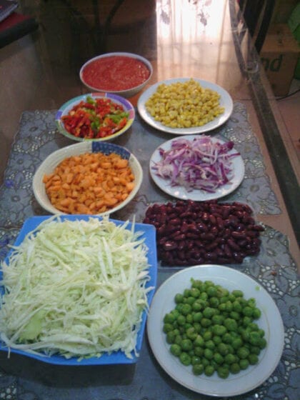 Ingredients for the jamaican sauce