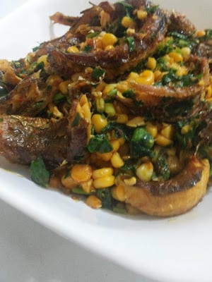 vegetable cornmeal with fish good for Nigerian diabetics