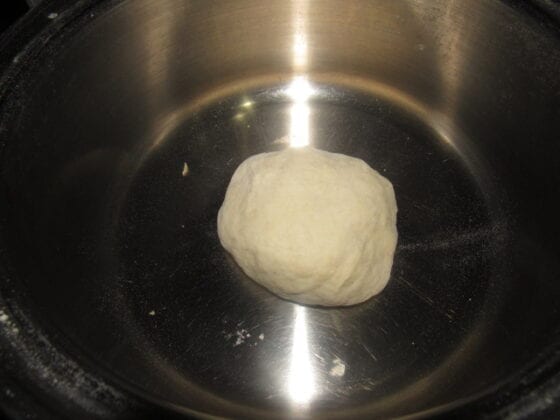Dough in the pot