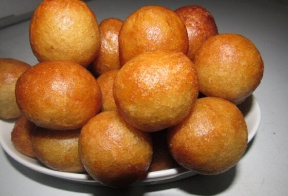 Nigerian puff puff balls