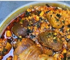 Nigerian egusi soup