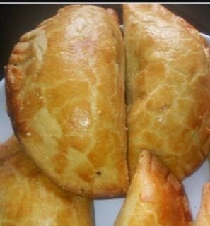 Nigerian meat pies served 