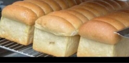 Baking commercial bread